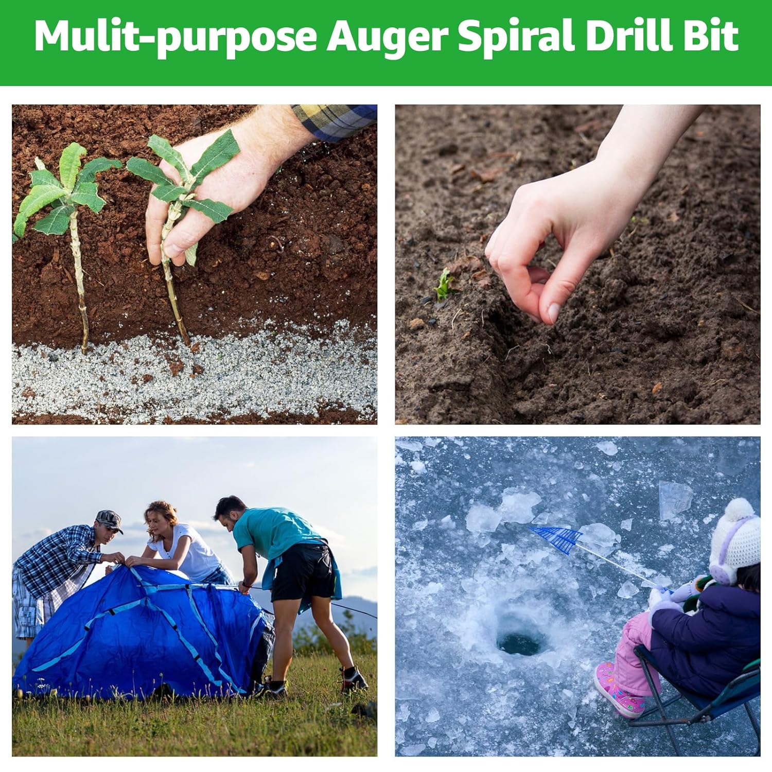 DuraSpin™ Helical Drill Bits — Power Through Tough Soil Without Breaking a Sweat