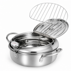 Crispora™ Stainless Steel Fryer — Unlock Crispy, Light, Restaurant-Quality Fries Every Time