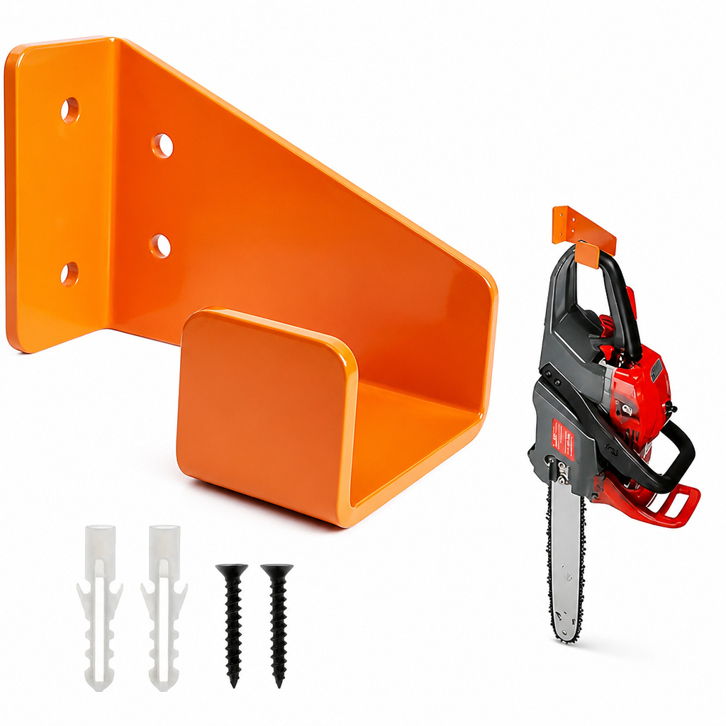 TitanGrip™ Heavy-Duty Chainsaw Hanger — Take Command of Your Garage with Rock-Solid Strength and Instant Access