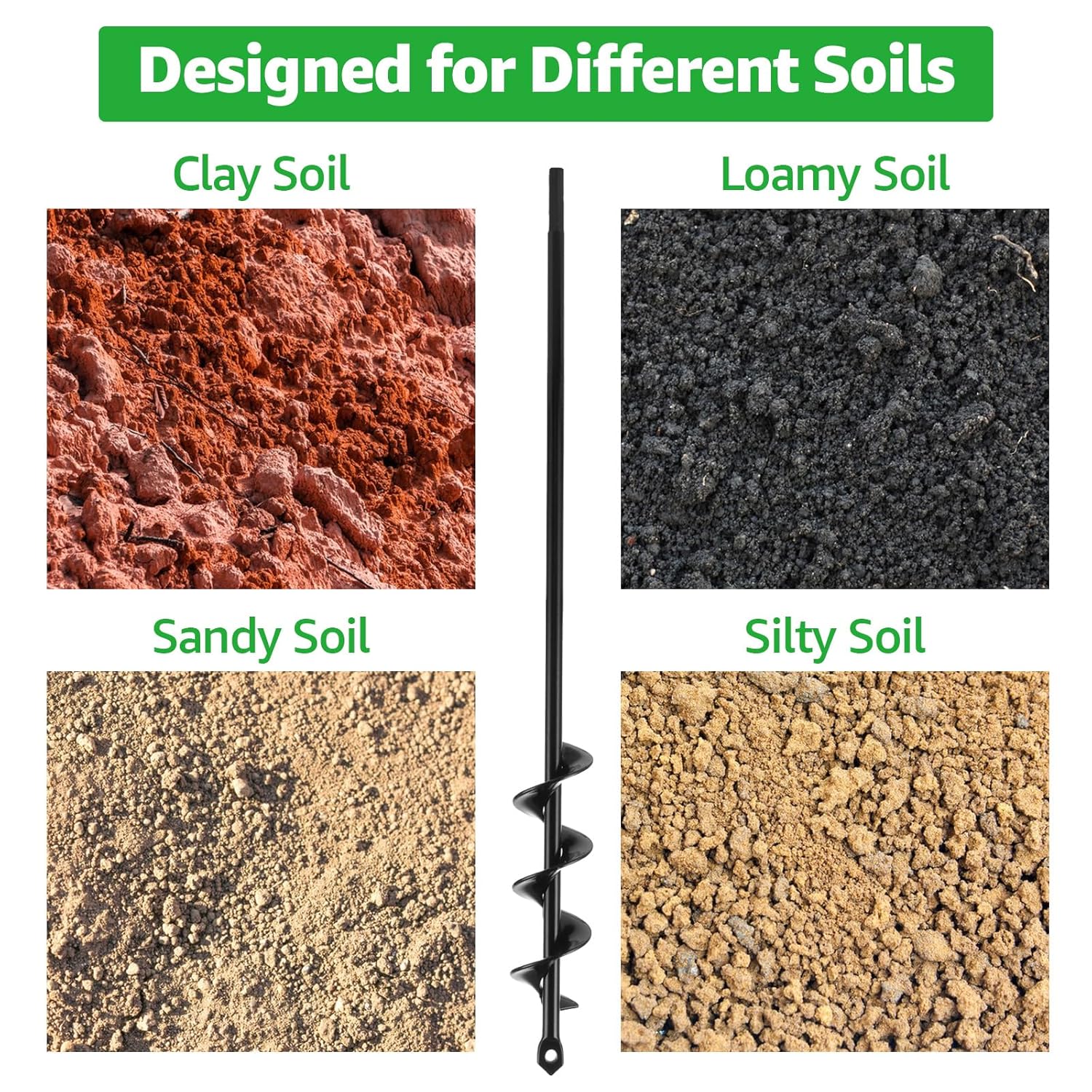 DuraSpin™ Helical Drill Bits — Power Through Tough Soil Without Breaking a Sweat