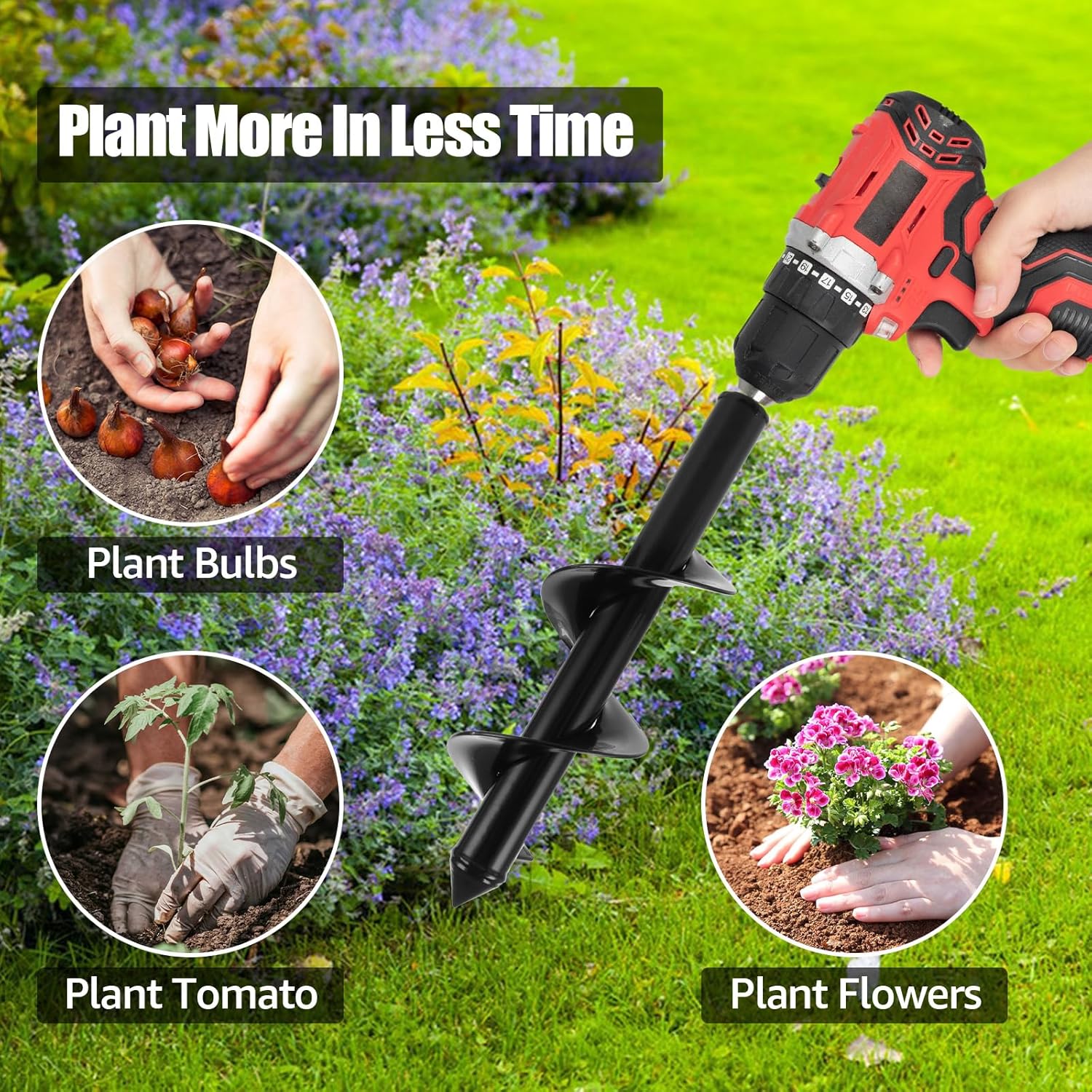 DuraSpin™ Helical Drill Bits — Power Through Tough Soil Without Breaking a Sweat