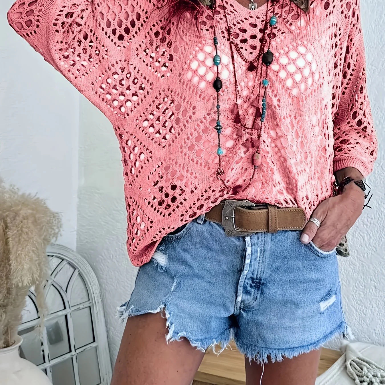 LunaWeave™ Crochet Top — Feel Fresh, Flawless, and Fierce All Day Long