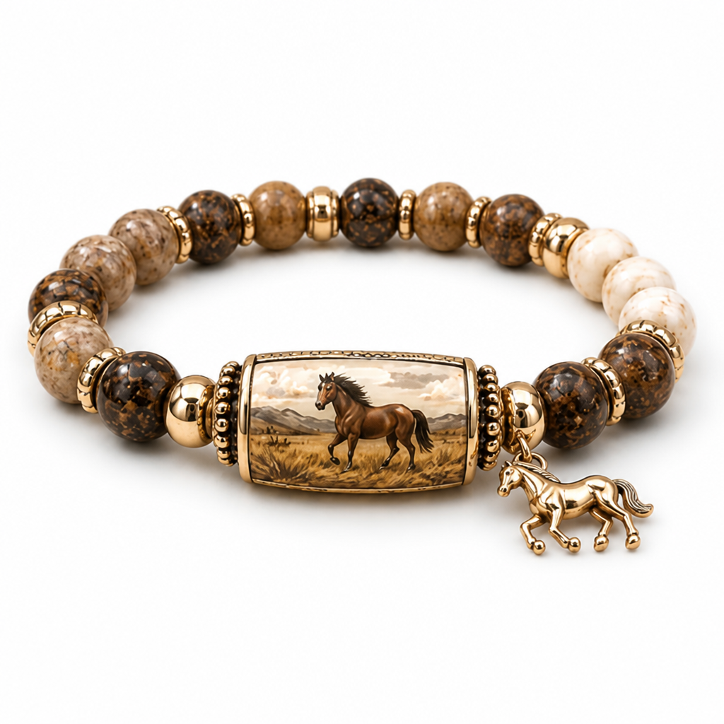IronSpirit™ Crystal Bracelet — Ignite Your Inner Warrior with Every Powerful Bead
