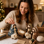 ClaraThread™ Patchwork Nativity Kit — Craft Heartfelt Holiday Traditions That Warm Every Moment