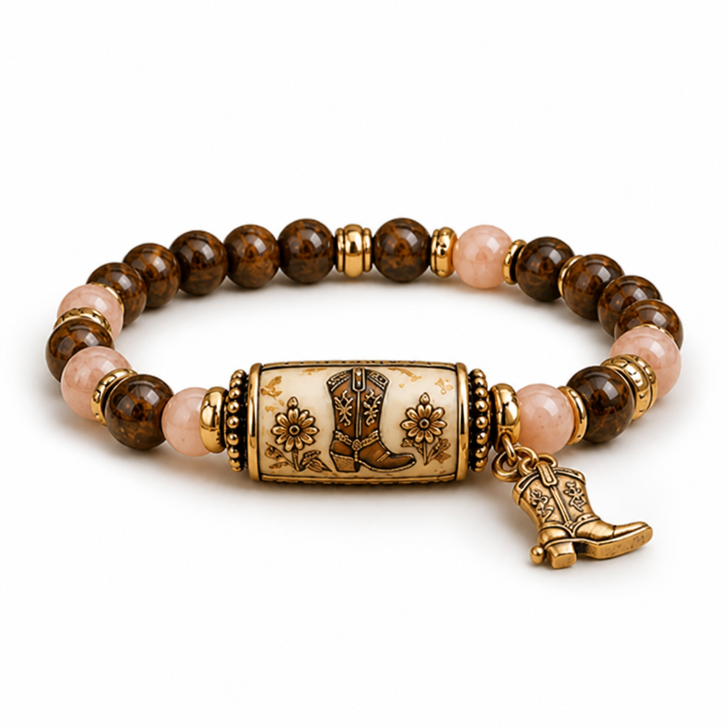 IronSpirit™ Crystal Bracelet — Ignite Your Inner Warrior with Every Powerful Bead