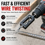 SteelGrip™ — Turn Your Drill Into a Powerhouse for Rock-Solid, Effortless Wire Ties