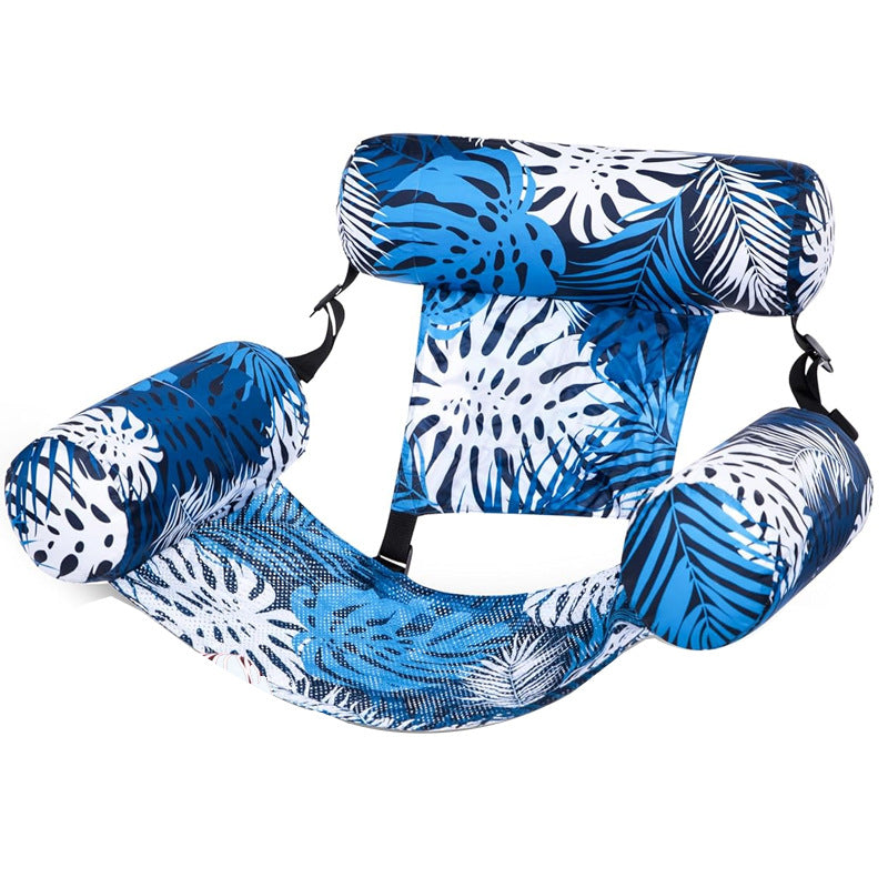 AquaSoothe™ Inflatable Pool Lounge Chair — Float Cool, Relax Upright, Shine Bright