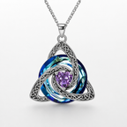 VitaLuxe™ Birthstone Knot Necklace — Carry Ancient Strength and Soulful Love Wherever You Go