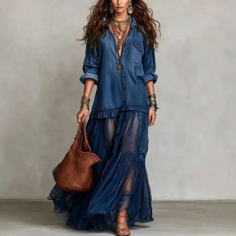 CelesteAura™ Maxi Dress — Command Every Room with Effortless Elegance and Confidence