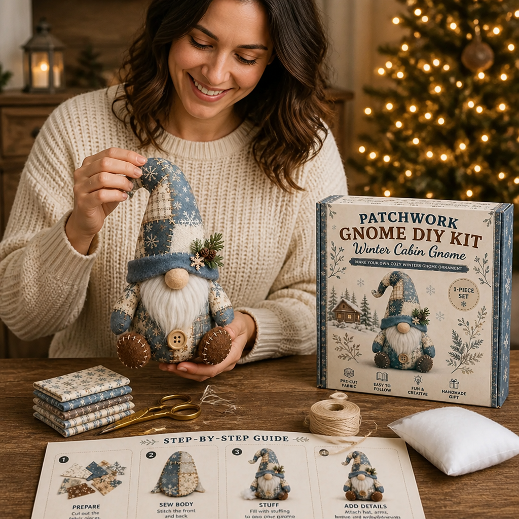 WhimsiNest™ Gnome Kit — Create Cozy Joy and Heartfelt Memories in Minutes