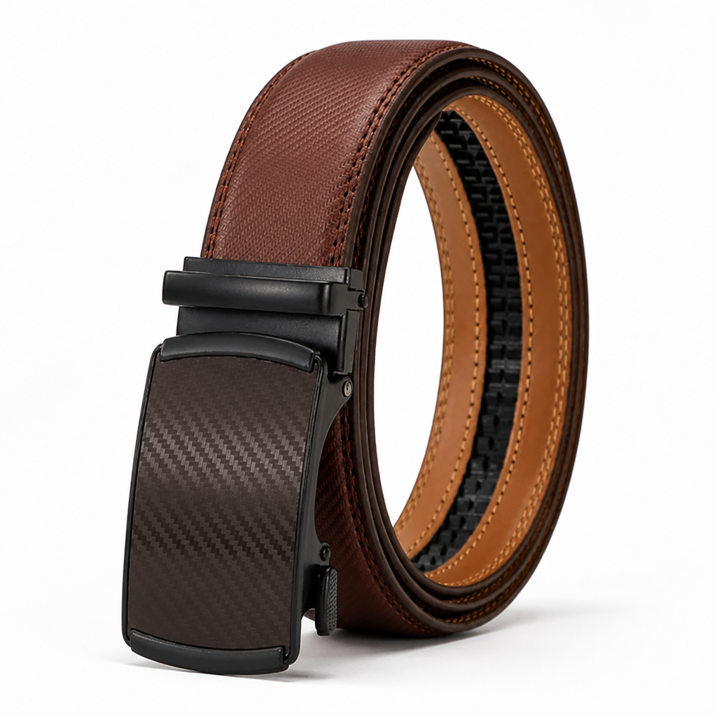 EdgeCraft™ Leather Ratchet Belt — Feels Like It Was Made Just for Him, Every Single Time