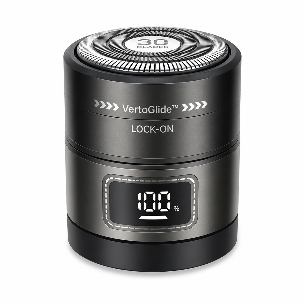 VertoGlide™ — Own Every Curve with Effortless, Irritation-Free Power Shaving