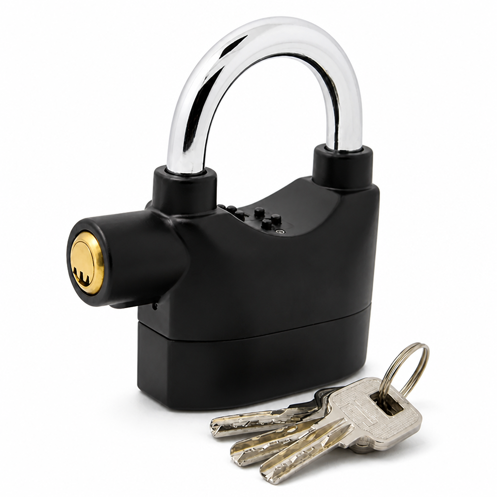 IronSentinel™ — Make Your Property Untouchable with a Thunderous 110dB Alarm