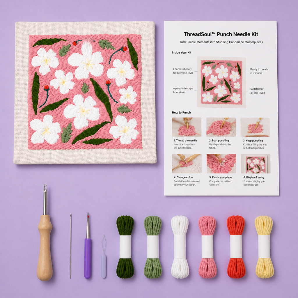 ThreadSoul™ — Melt Stress and Create Vibrant Art That Fills Your Soul with Calm