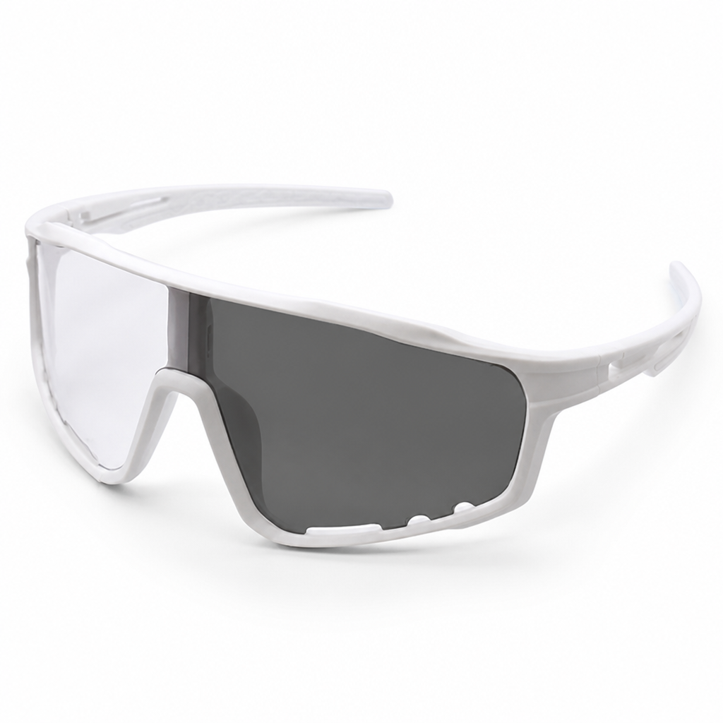 Glarevo™ — Ride comfortably through sun and shade without changing glasses
