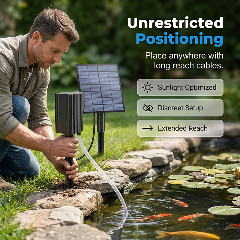 SolarBreeze™ — Ignite Your Pond’s Natural Energy with Pure, Sun-Powered Oxygen