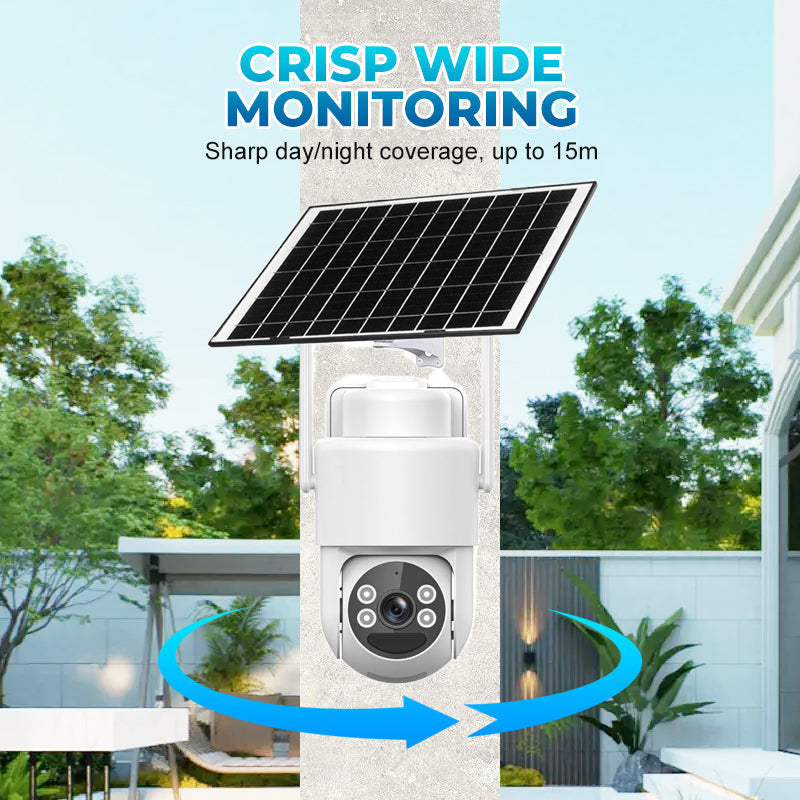 SolarRay™ — Never Miss a Moment with 24/7 Solar-Powered Security That Puts You in Control