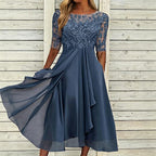 SilkAura™ Embroidered Cocktail Dress™ — Command Every Room with Effortless Elegance and Confidence