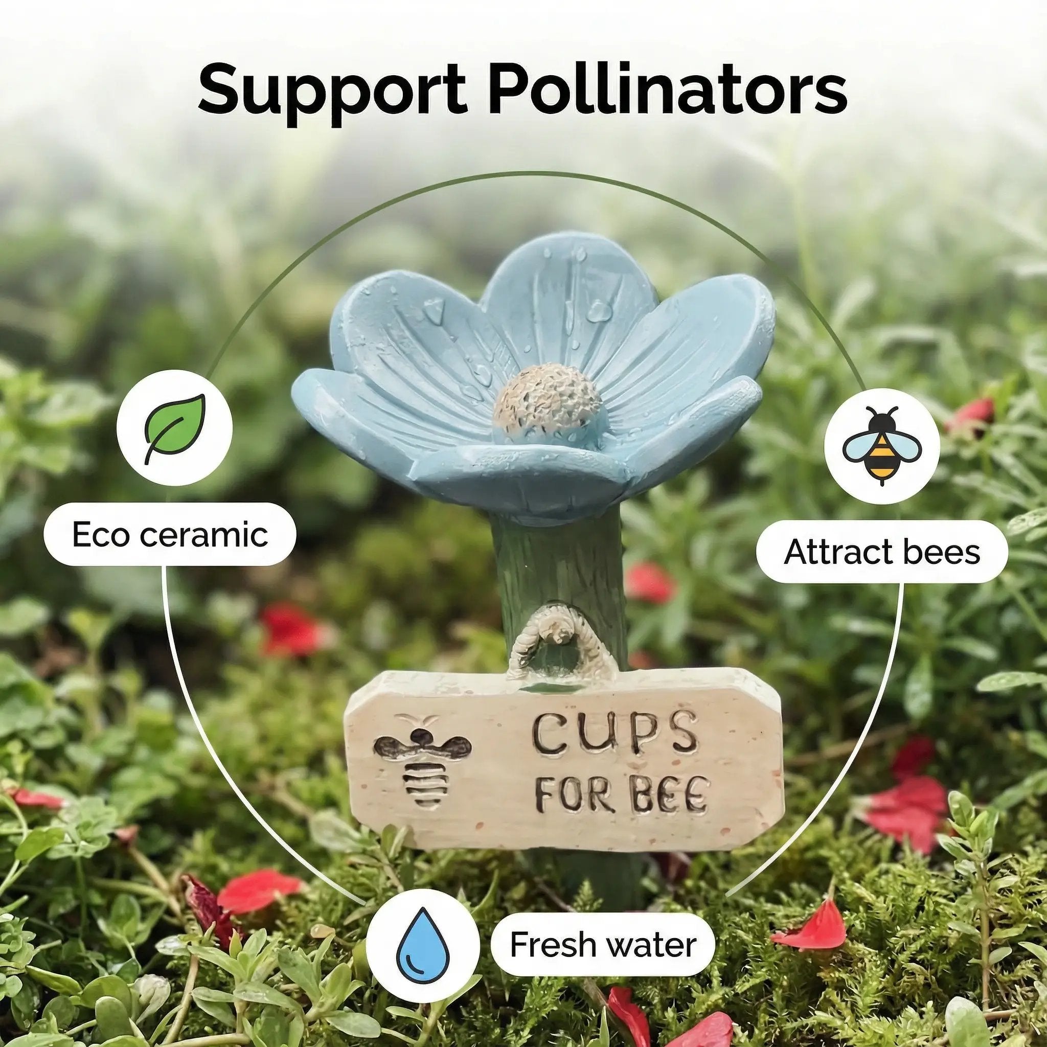 EcoFlow™ Pollinator Oasis — Watch Your Garden Burst with Life, Color, and Buzzing Visitors Every Day