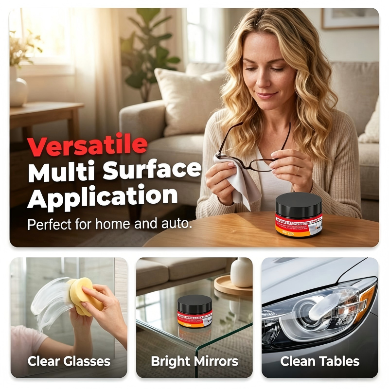 CrystalPure™ Glass Rescue Paste — Instantly Revive Your Glass to Flawless, Head-Turning Clarity
