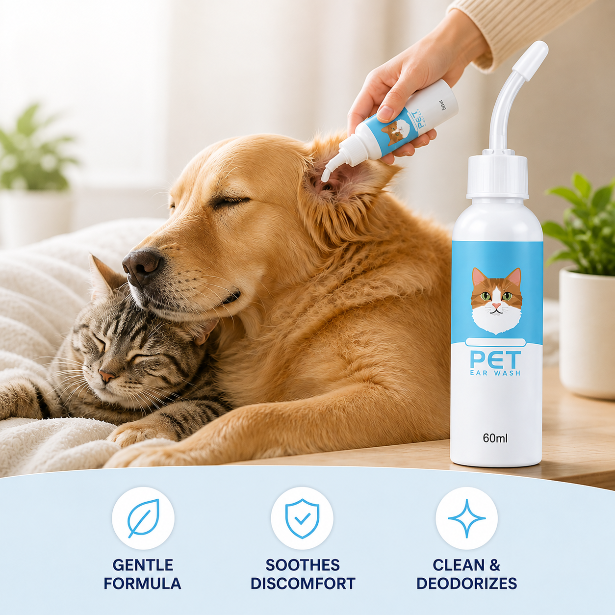 SilkAura™ Ear Solution — Calm Your Pet’s Ears and End Itching for Good