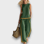 VelaAura™ Two-Piece Linen Set — Feel Fresh, Flattering, and Free All Day Long