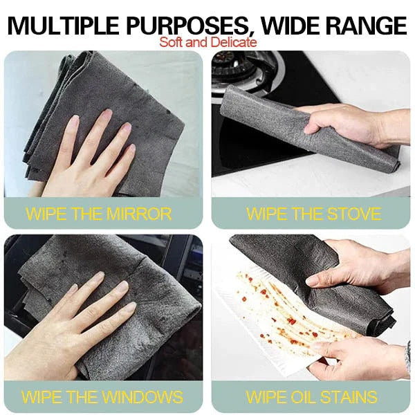 CrystalSwipe™ Microfiber Cloth — Instantly Transform Surfaces Into Stunning, Spotless Shine