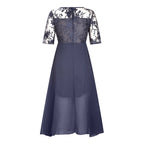 SilkAura™ Embroidered Cocktail Dress™ — Command Every Room with Effortless Elegance and Confidence