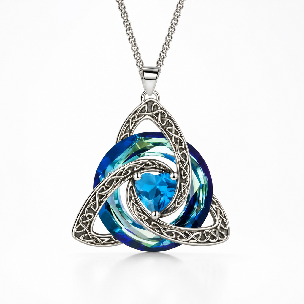 VitaLuxe™ Birthstone Knot Necklace — Carry Ancient Strength and Soulful Love Wherever You Go