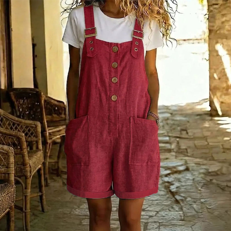 MiraLuxe™ Short Overalls — Slip Into All-Day Comfort and Effortless Style