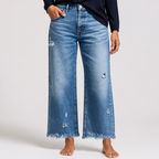AzureCrest™ Straight Leg Denim Shorts — Own Every Moment with Effortless Edge and Unmatched Comfort