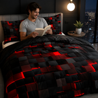 ViveLux™ 3D Gradient Cover Set — Experience Sleep Wrapped in Unmatched Softness and Vivid Color Every Night