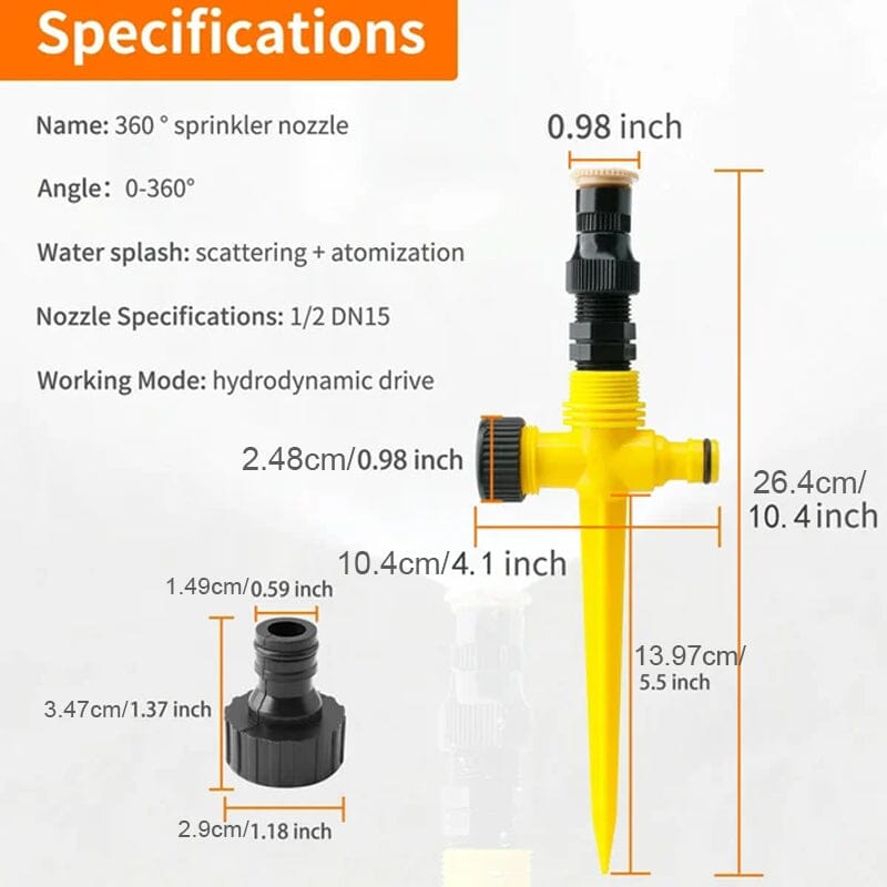 AquaVanta™ Rotary Irrigation Tripod — Master Every Inch of Your Garden with Effortless, Precise Hydration