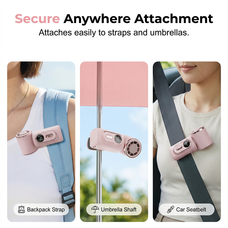 BreezePulse™ — Unleash Instant, Hands-Free Coolness Anywhere You Go