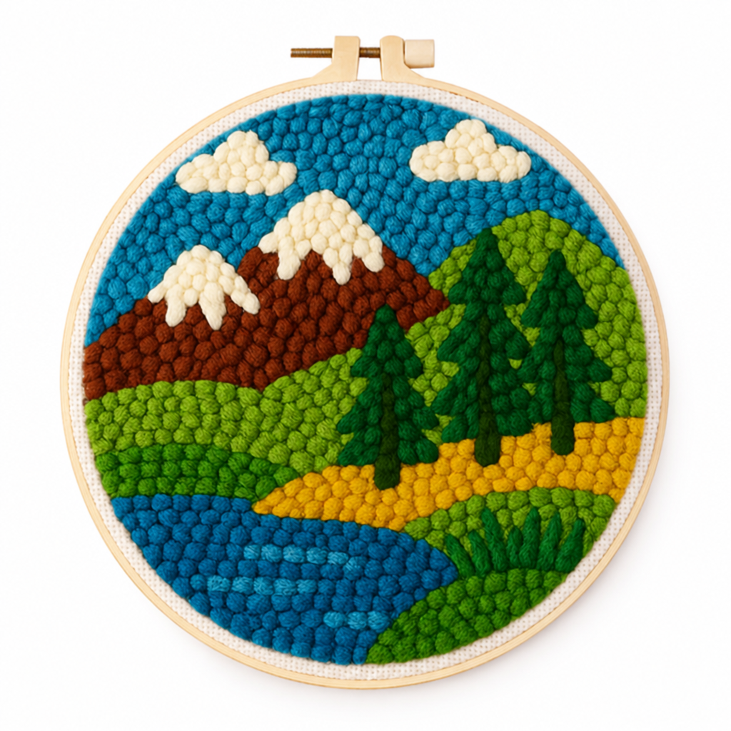 VistaThread™ Punch Needle Kit — Create Stunning Art That Warms Your Heart and Sparks Joy Instantly