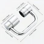 FlowFlex™ 1440° Rotating Faucet Extender — Take Full Control of Every Drop Without the Mess