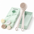 HydraPulse™ Dual Handle Exfoliating Brush — Reveal Silky, Radiant Skin and Feel Reborn Every Shower