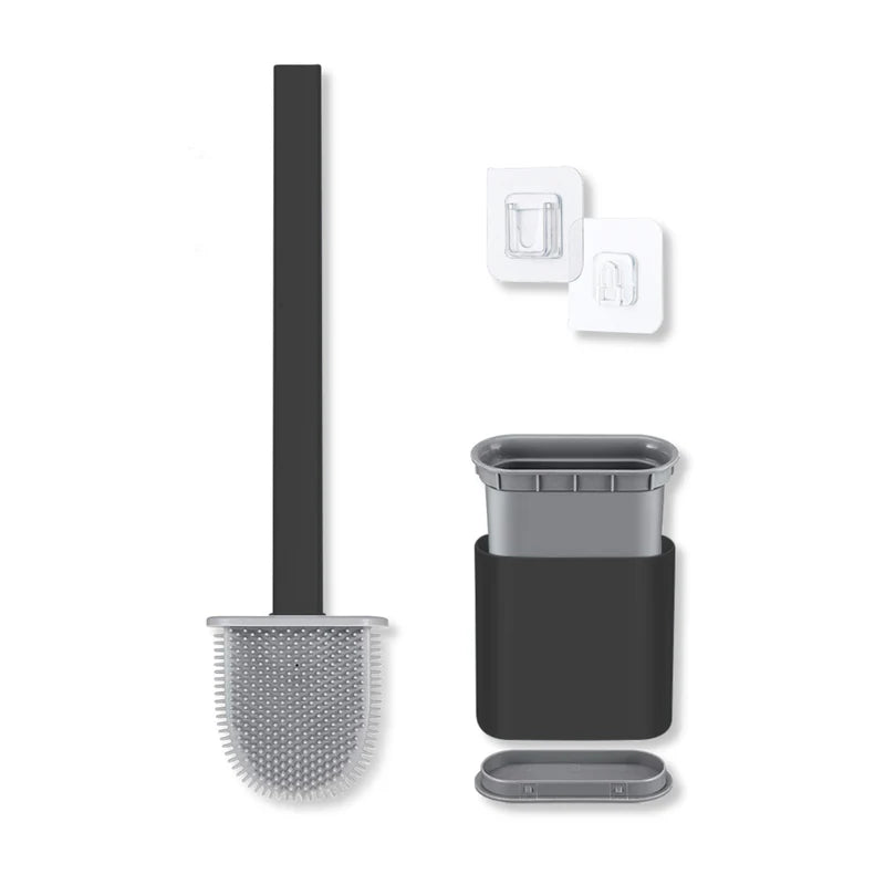 PureScrub™ Silicone Toilet Brush — Deep-Clean Confidence for a Sparkling, Germ-Free Bathroom
