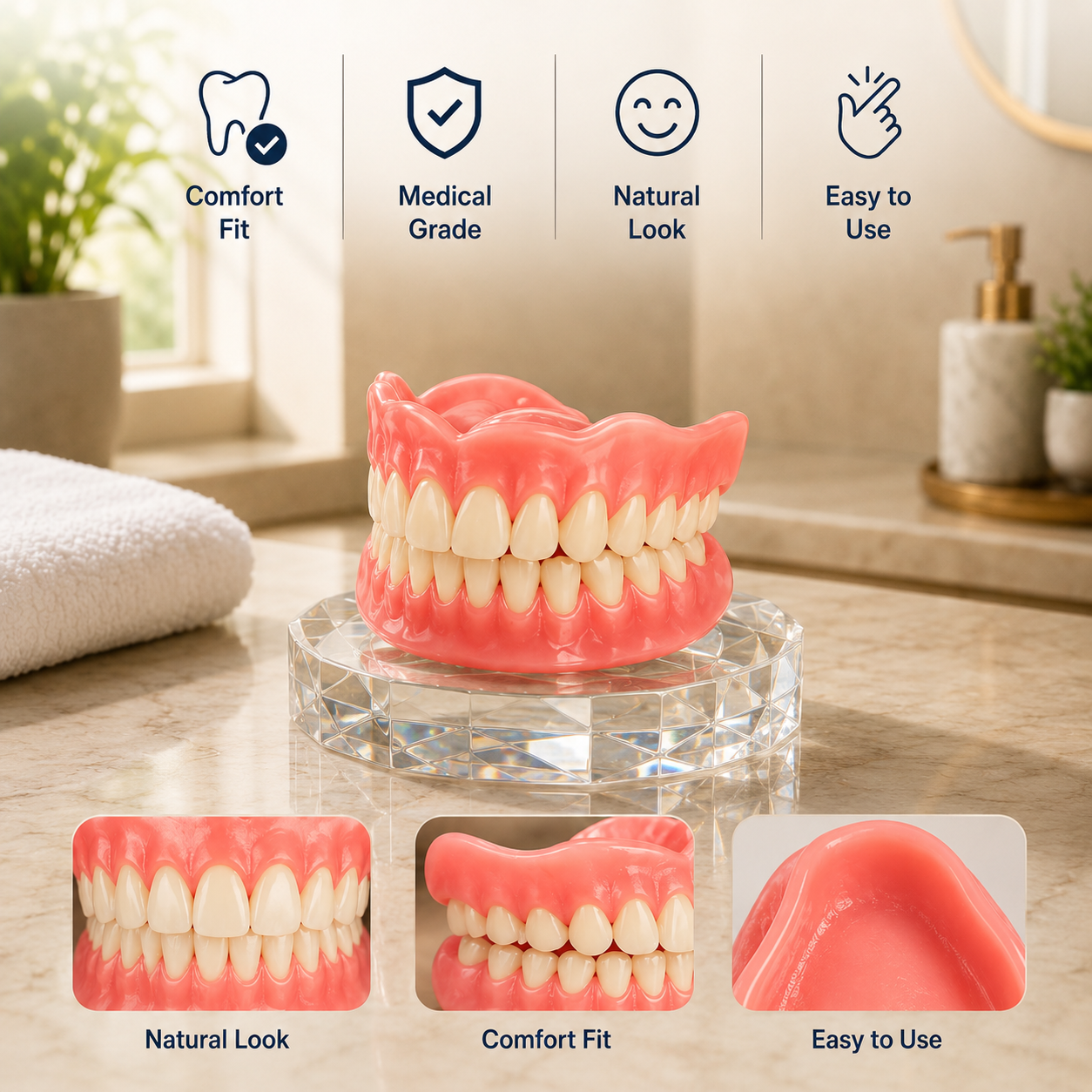 LuxeDentia™ — Feel Every Moment with a Jaw-Dropping, Natural Smile Tailored Just for You