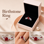MiraLuxe™ Birthstone Ring — Wear Their Love as Your Daily Source of Comfort and Strength