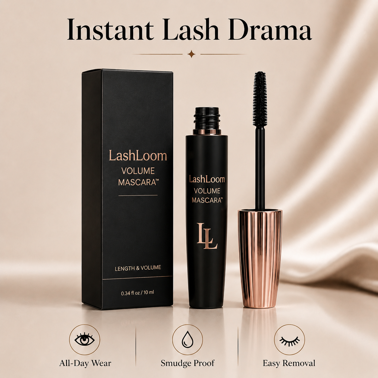 LashLoom Volume Mascara™— Unlock Show-Stopping Volume and All-Day Confidence Without the Fuss