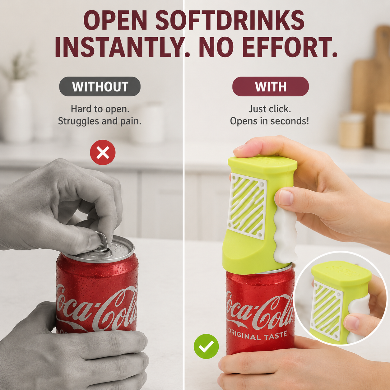 SwiftGrip™ — Open Cans Instantly Without Pain or Struggle