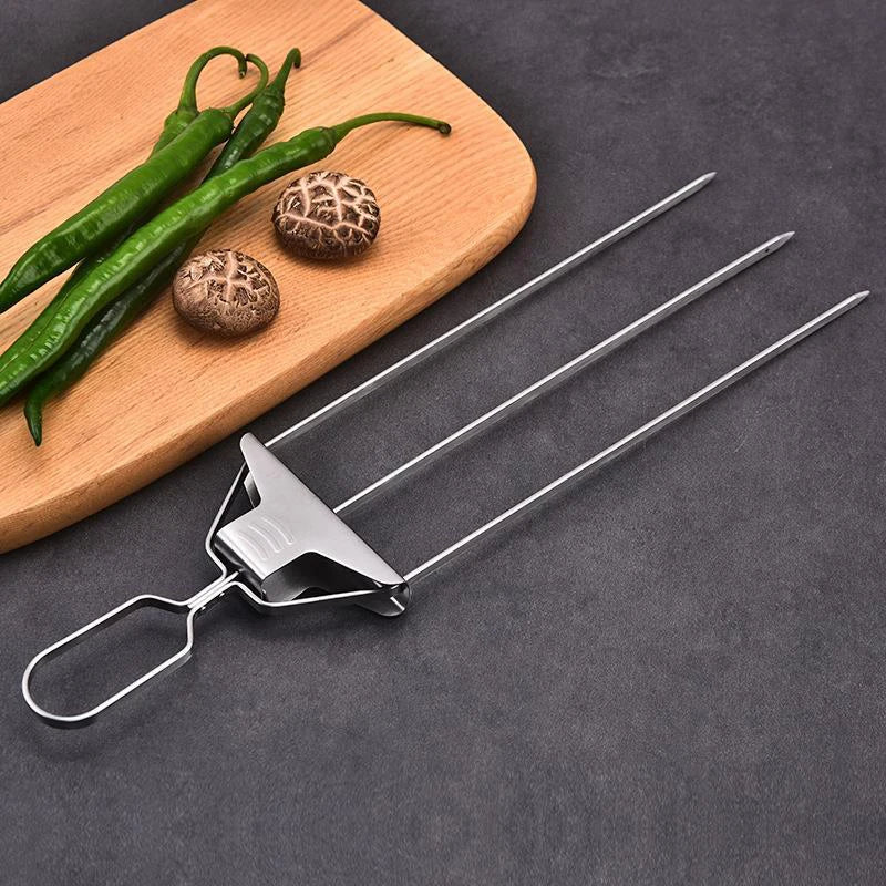 GrillMaster™ — Flip, Lift, and Serve Perfect Skewers Without the Hassle