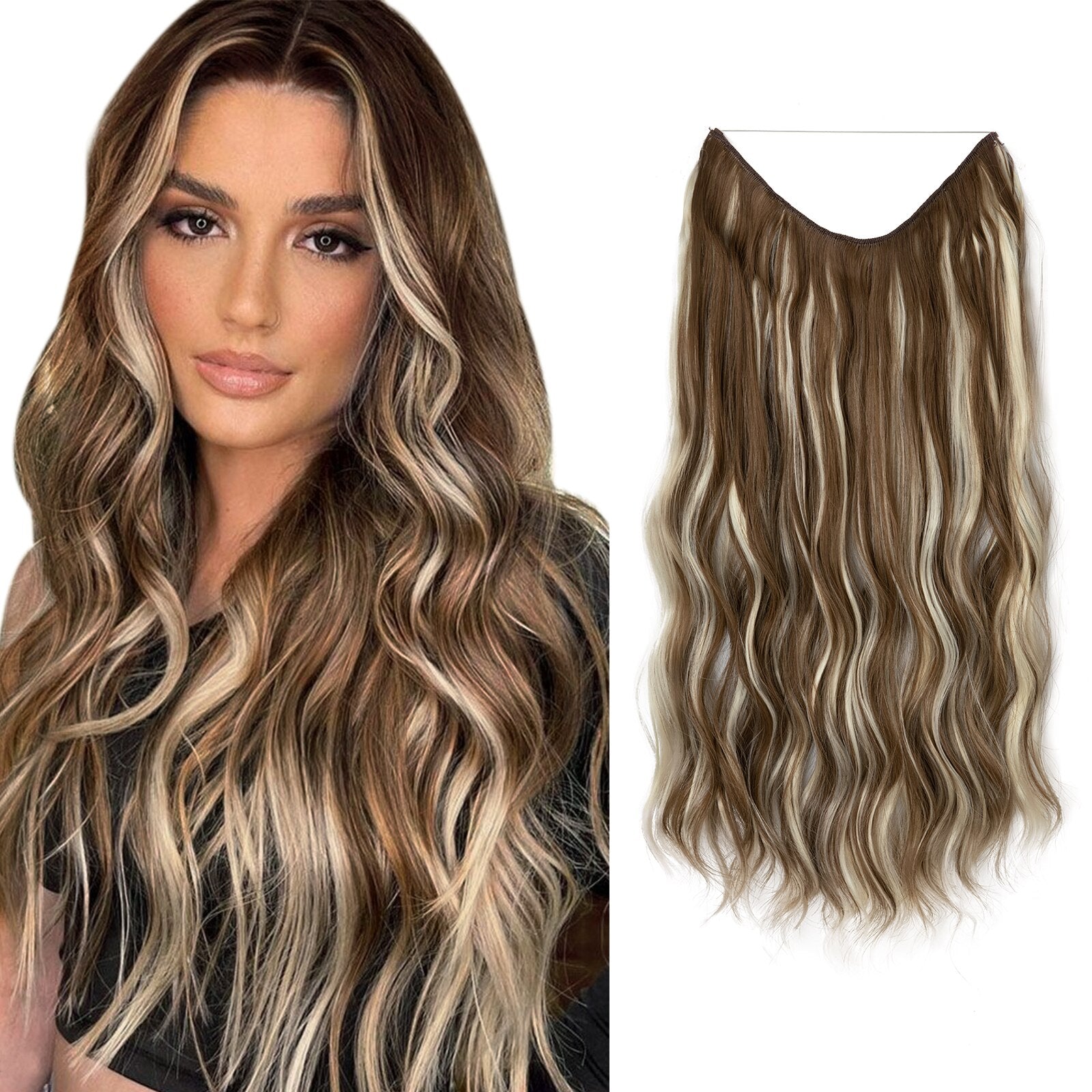 HaloGlow™ — Insta-Boost Your Confidence with Seamless, Head-Turning Hair