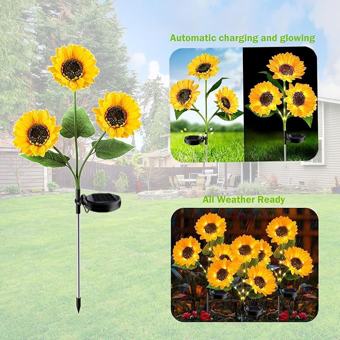 LumiSunray™ — Ignite Your Nights with Effortless, Lasting Garden Magic