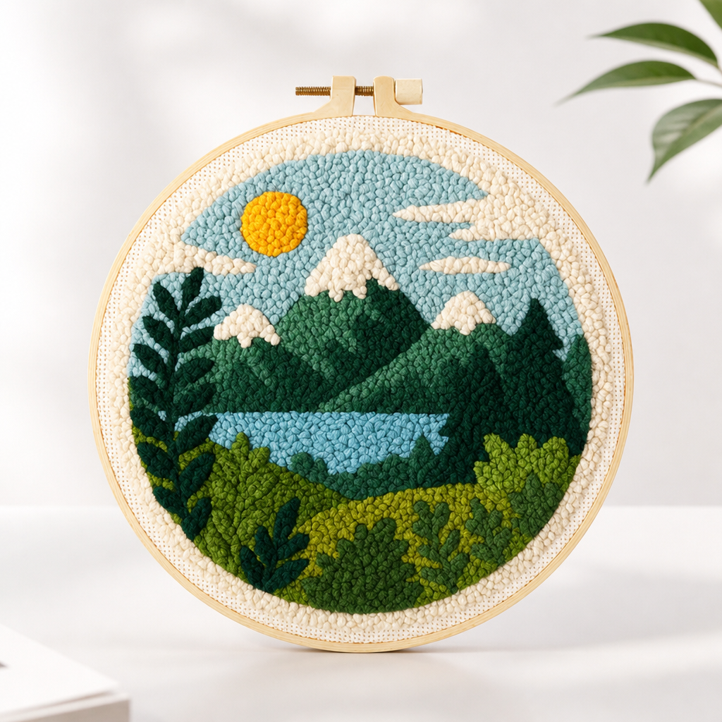 VistaThread™ Punch Needle Kit — Create Stunning Art That Warms Your Heart and Sparks Joy Instantly