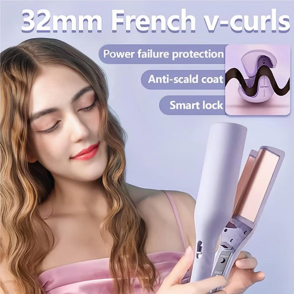 VivaCurl™ 3 Barrel Ceramic Curler — Unleash Stunning, Head-Turning Waves That Last All Day