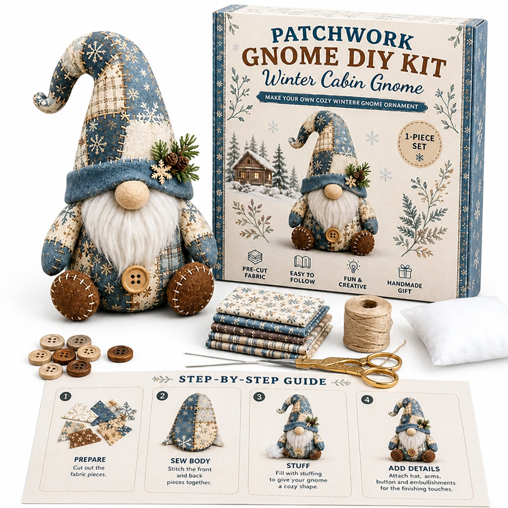 Stitchelly™ — Create Cozy Gnomes That Fill Your Home with Warmth and Smiles
