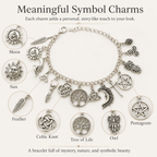 LunaVeil™ Charm Bracelet — Ignite Your Spirit with Every Meaningful Charm