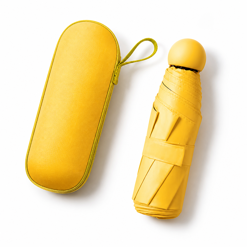 LumaShade™ Mini Travel Umbrella — Your Pocket-Sized Shield Against Sun, Rain, and Wind